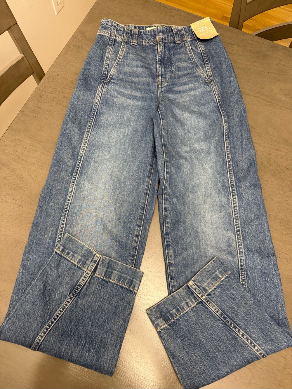 NWT Madewell Tapered Denim Trousers